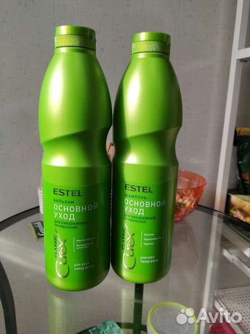 Шампунь и бальзам curex от estel