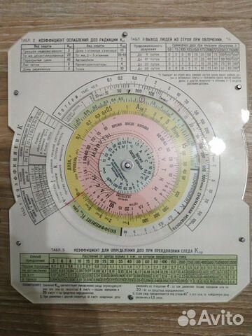 Радиационная линейка Линейка рл
