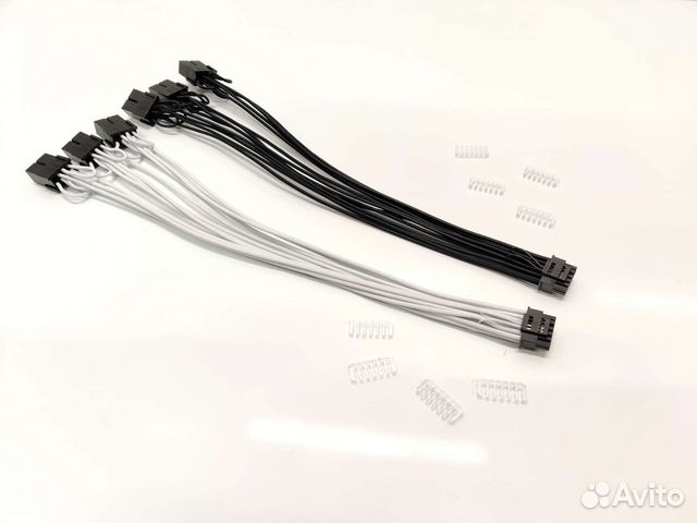 Переходник 12vhpwr 16 pin на 3х8 - RTX4080 1шт