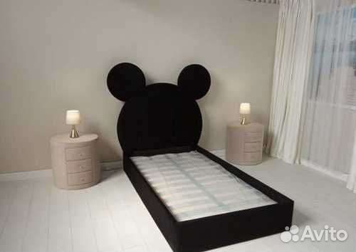 Детская кровать от 3 лет Тедди микки маус