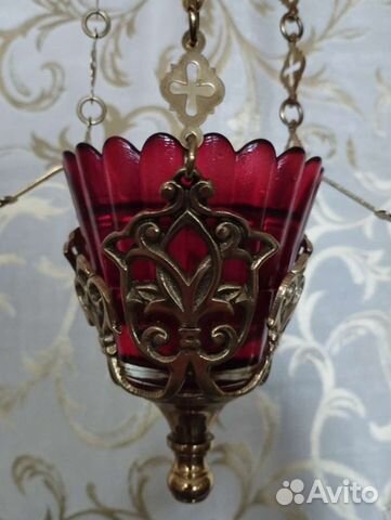 Лампада литая