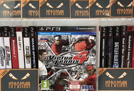 Игры PS3 Virtua Tennis 4 для PlayStation Move
