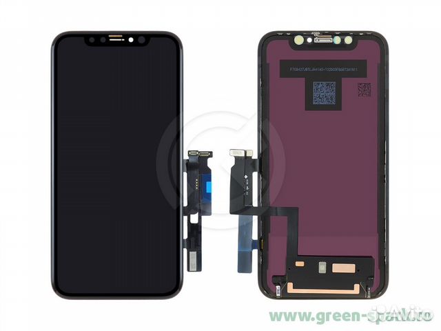 Дисплей для iPhone XR + тачскрин черный с рамкой