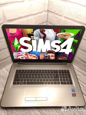 Мощный Hр с IPS матрицей/17 Дюймов/SSD/видео 2GB