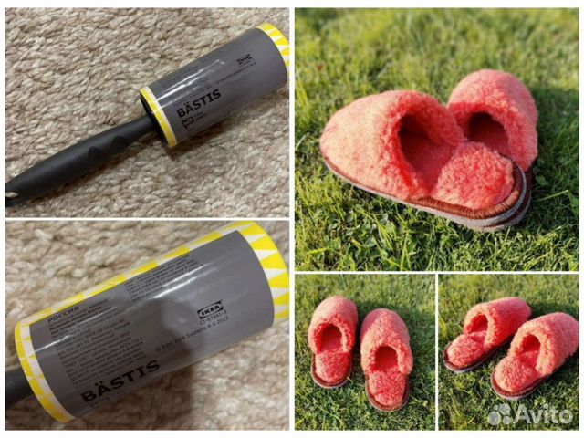 Тапки IKEA fegen 36-39, 40-44, ролик чистящий икеа