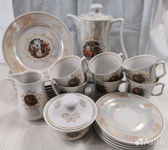 Чайно кофейный сервиз 