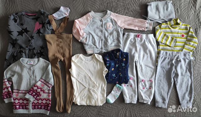 Пакет одежды для девочки 74-92 размер