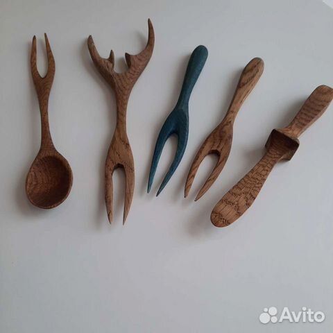 Приборы ручной работы из массива дуба