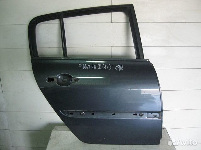 Дверь задняя правая Рено Меган 2