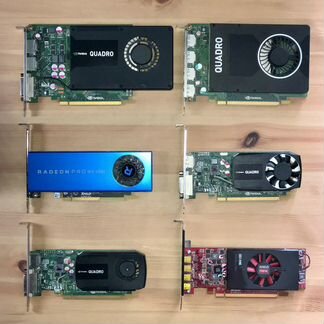 Профессиональные видеокарты Nvidia Quadro AMD Pro