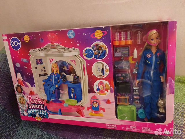 Barbie набор барби space discovery новый космонавт