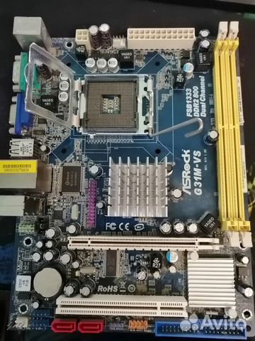 Asrock G31M-VS купить в Санкт-Петербурге | Электроника | Авито