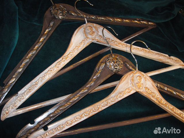 Вешалки плечики деревянные ручной работы