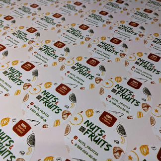 Изготовление наклеек, стикеров, этикеток