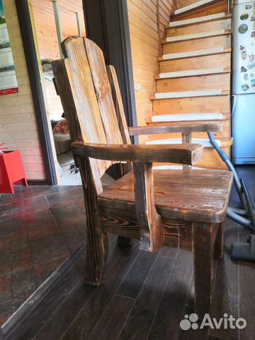 Кресло из массива сосны