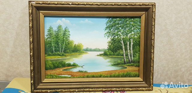 Картина маслом на холсте пейзаж