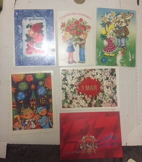 Открытки СССР чистые