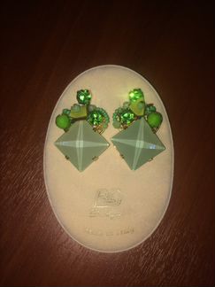 Серьги Италия бижутерия