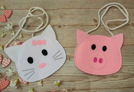 Детские сумочки из фетра