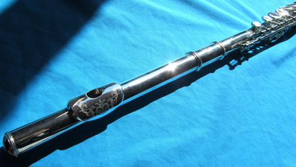 Флейта konig посеребренная с открытыми клапанами
