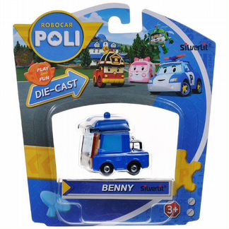 Машинка Robocar Poli Silverlit Бэнни металлическая