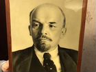 Фото В.И. Ленин на доске в лаке
