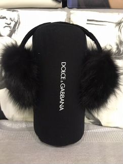Меховые наушники Dolce&Gabbana original новые