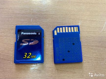 Карта памяти Panasonic sd 32 mb