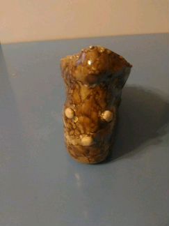 Фарфоровая туфелька с красивым цветком