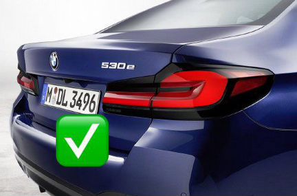 Фонари bmw g30 lci