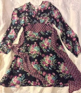 Twin Set (Simona Barbieri) шёлковое платье р.M