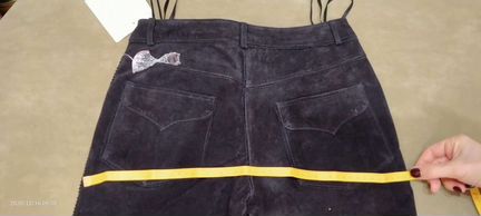 Кожаные брюки женские