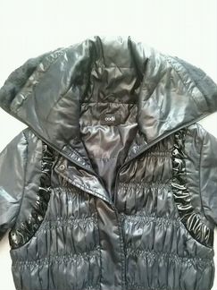 Куртка утепленная с короличьим мехом рост152-164