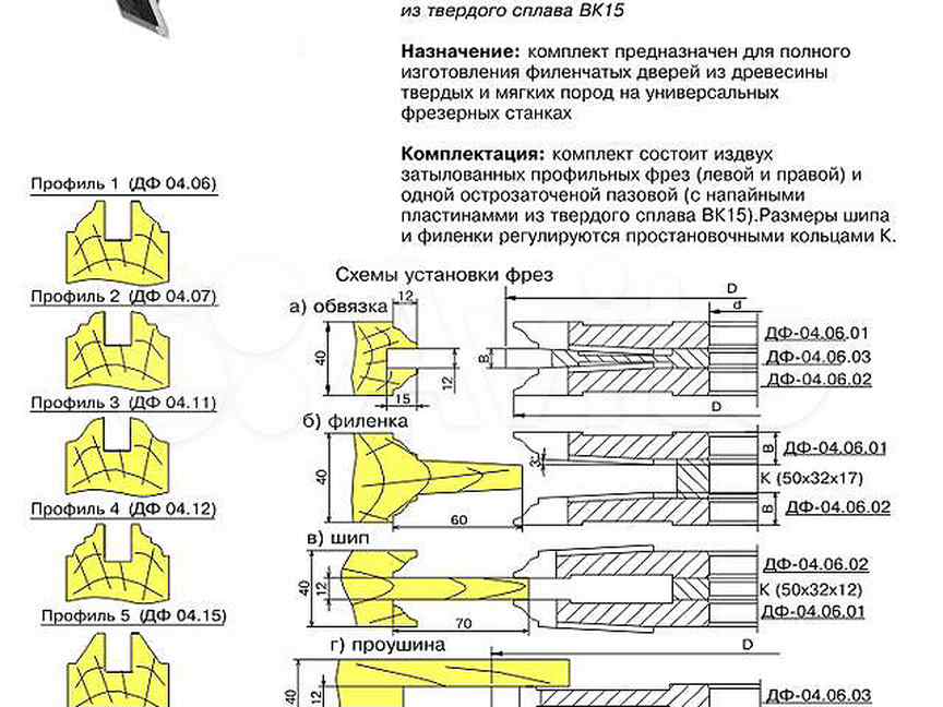 Фрезы виды. Комплект фрез для полного изготовления филенчатых дверей ДФ-04.01. Фрезы для изготовления дверной обвязки ДФ-04.49. Чертеж фрезы с напайными пластинами. ДФ-04.06 фрезы для изготовления филенчатых дверей, р6м5, 3 фрезы.