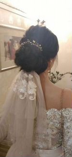Диадема, веточка для свадебной причёски