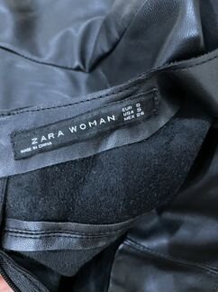 Платье zara эко кожа