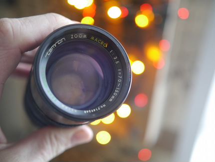 Macro tamron 70-150 f 3,5 adaptall Ручная фокусиро