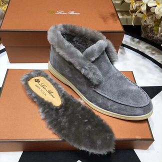 Loro Piana лоферы с мехом
