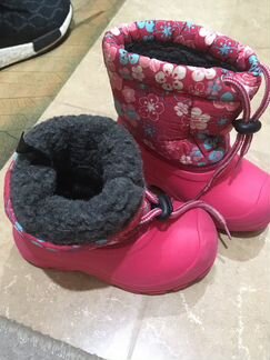 Резиновые сапоги утепленные на девочку