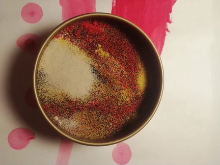 Цветной песок для декора все для слаймов и лизунов
