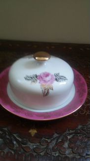 Масленка новая. Фарфор. гдр 60-70 гг