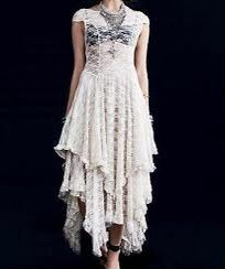 Free People платье кружевное