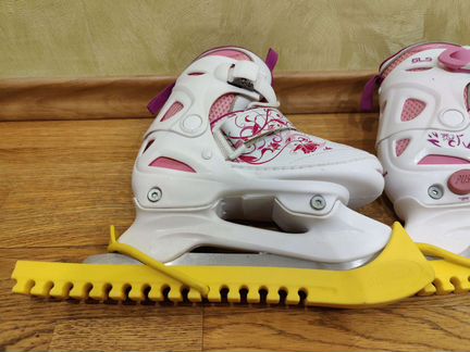 Коньки детские раздвижные, размер 30-33