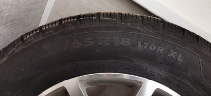 Колеса зимние на Nissan R18 с датчиками tpms