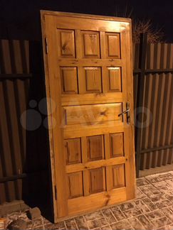 Дверь наружная деревянная/ межкомнатная Капель