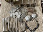 Серебряные монеты и предметы объявление продам