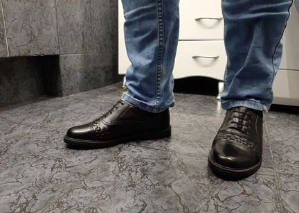 Ботинки mens shoes из натуральной кожи