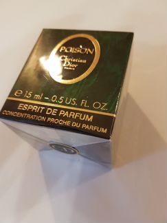 Духи винтаж Christian Dior Poison 1985 год в слюде