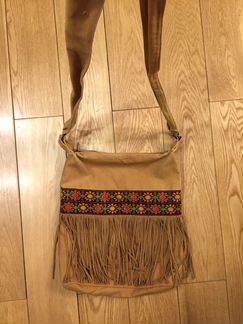 Сумка бохо с бахрамой
