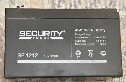 Security Force SF 1212 12V 12Ah